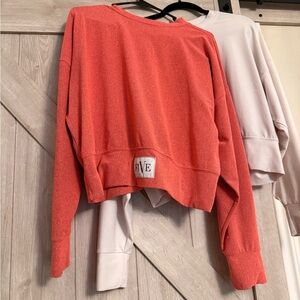 Five Dancewear Pink Long sleeve Crewneck Pullover
